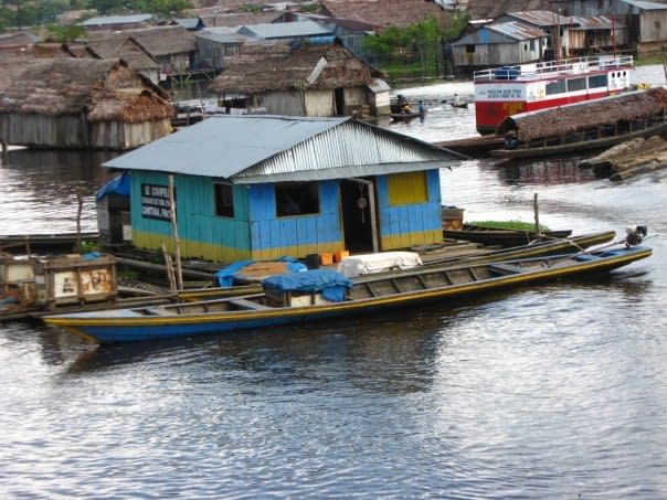 Floating House Belen, Iquitos, Peru