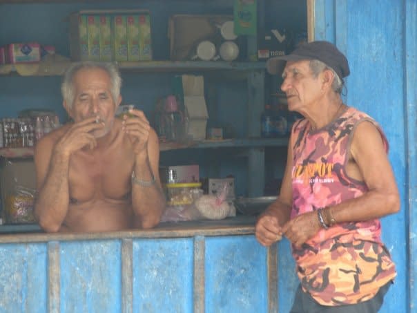 Two Men in the Shamans' Village